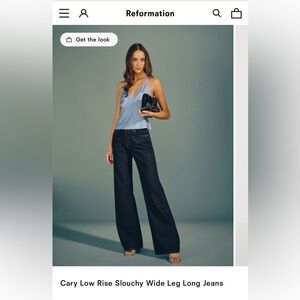 Reformation Low Rise Cary Jeans